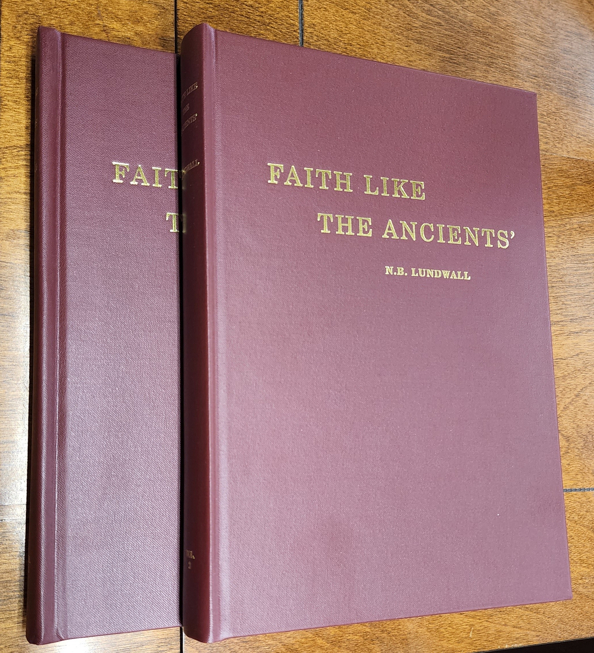 Image for Faith Like the Ancients' 2 Volume Set.