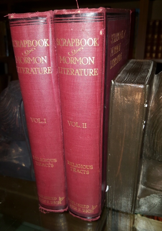 Image for Scrapbook of Mormon Literature, 2 Volume Set Scrap Book of Religious Tracts - Vol 1 & 2