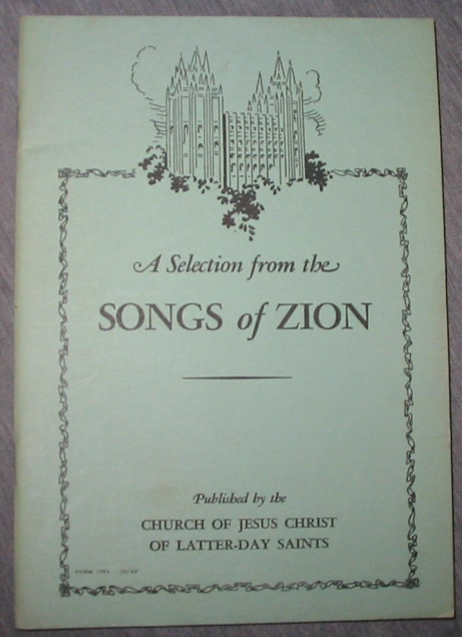 Image for A Selection from the Songs of Zion