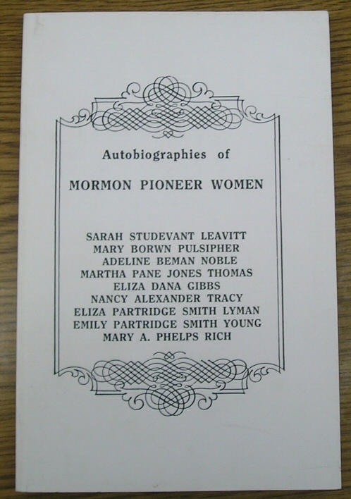 Image for Autobiographies of Mormon Pioneer Women - Volume 1- 2