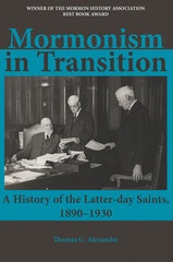 Image for Mormonism in Transition -  A History of the Latter-day Saints, 1890-1930