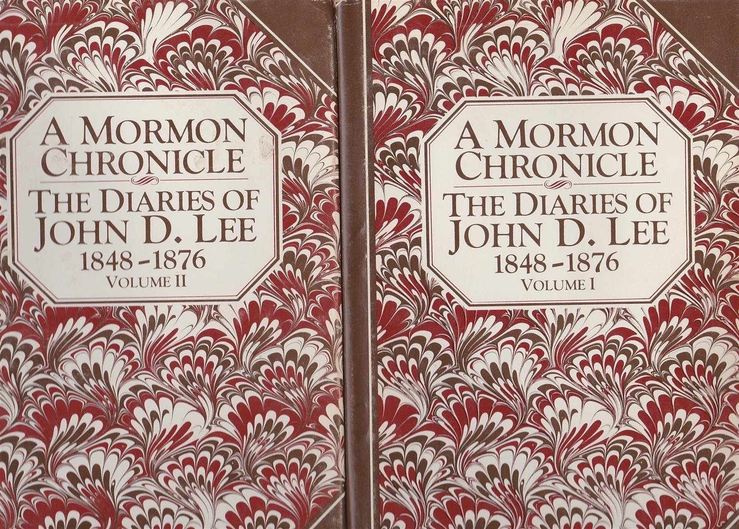 Image for A MORMON CHRONICLE: The Diaries of John D. Lee, 1848-1876 - 2 Vol Set + index.