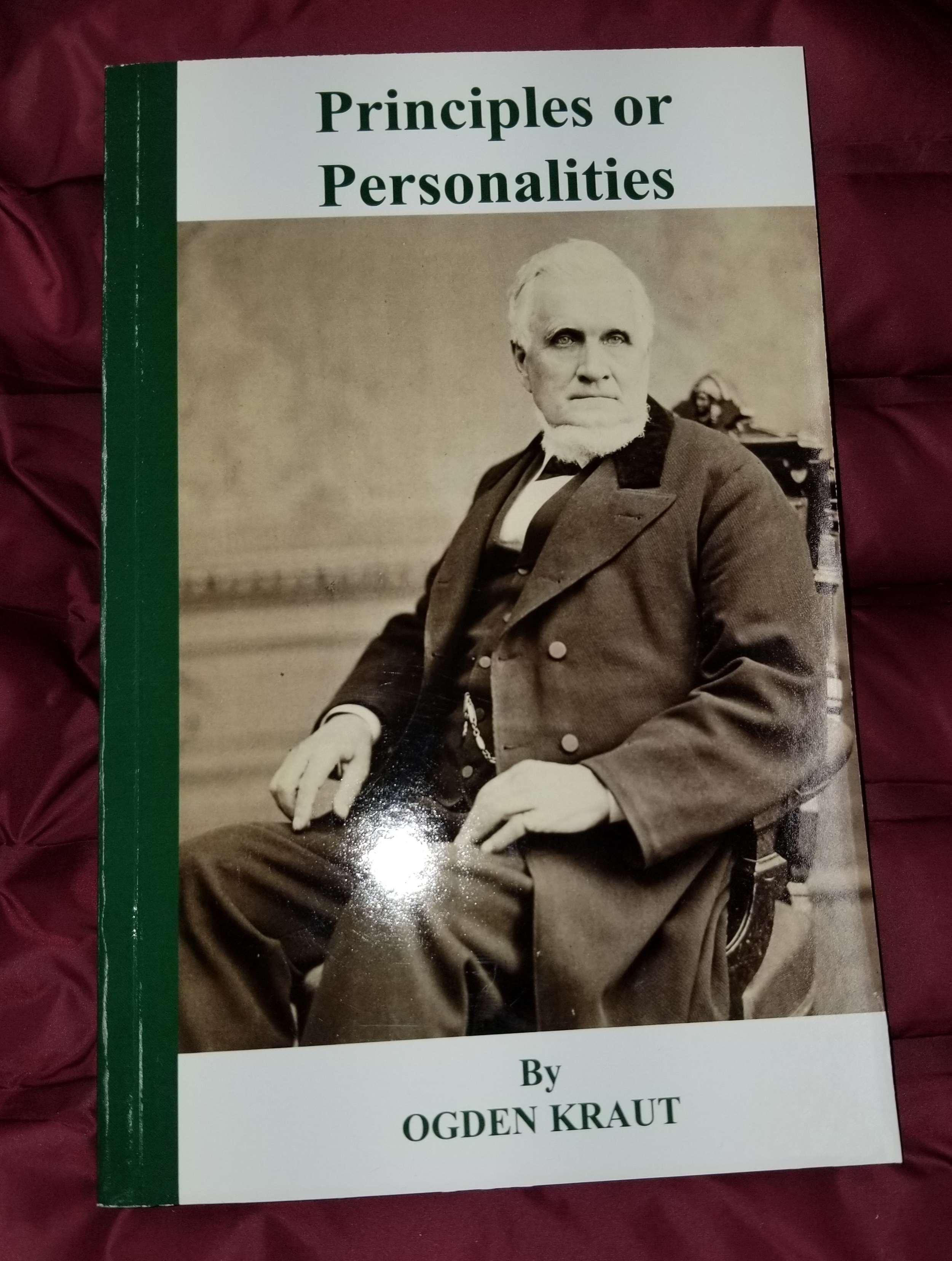 Image for PRINCIPLES OR PERSONALITIES