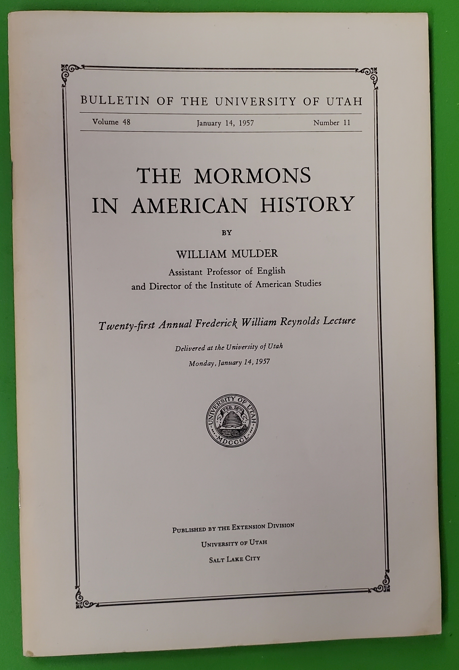 Image for The Mormons in American History
