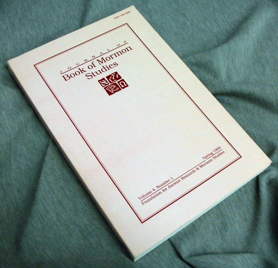 Image for Journal of Book of Mormon Studies;  Vol 4 - Num 1 - 1995